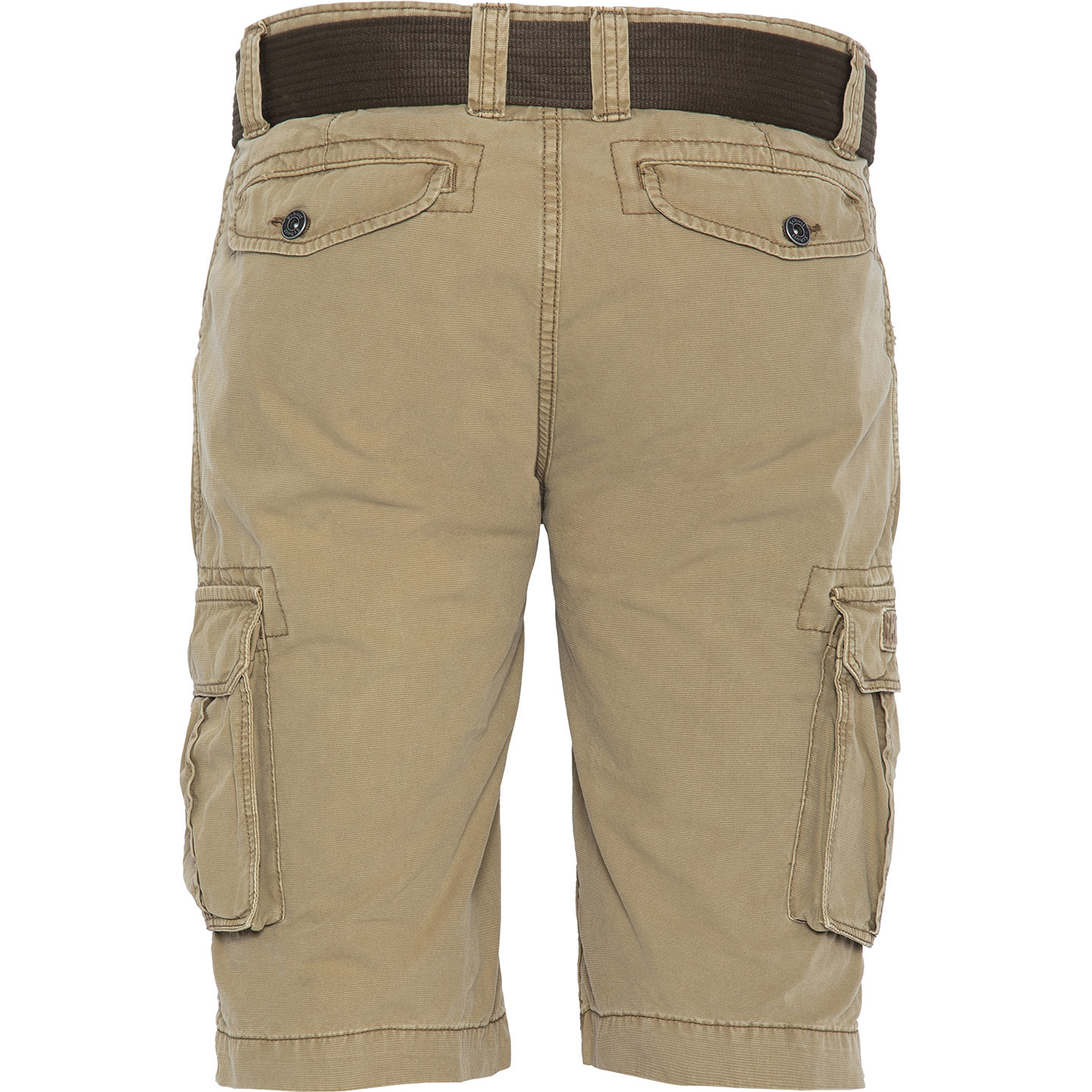 BERMUDA ARMY MULTIPOCKET CON CINTURA SCHOTT BEIGE