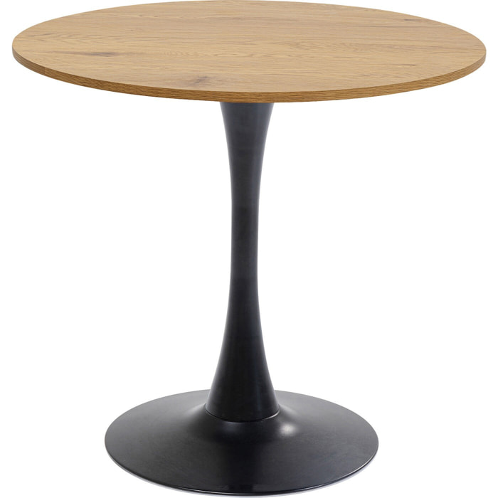 Table Schickeria chêne et noire Kare Design