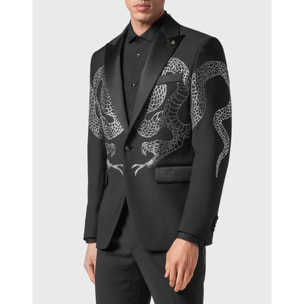 PHILIPP PLEIN One-Button Blazer Slim Fit SNAKE