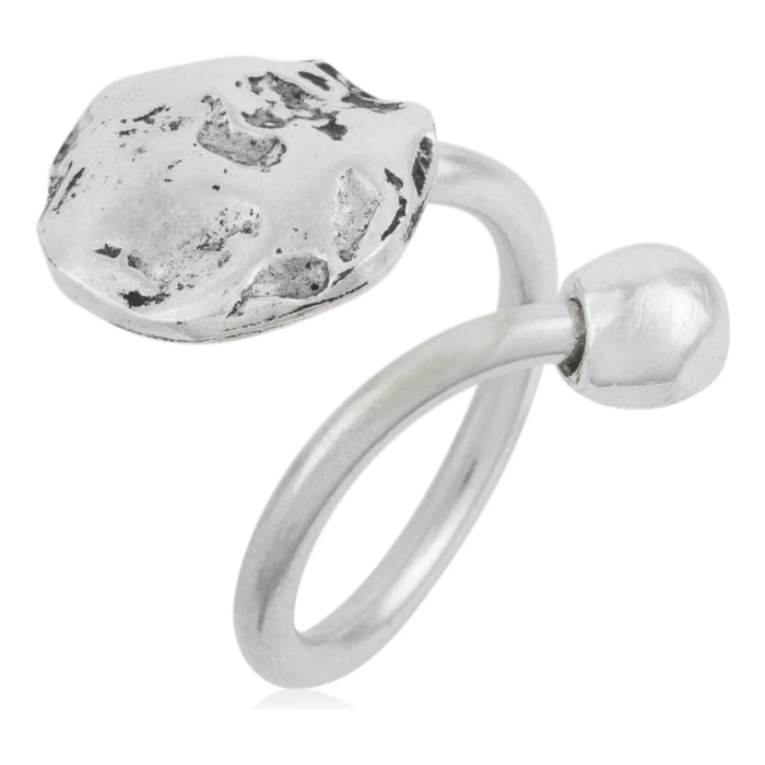 Anillo ajustable plata925 chapado "Moon"