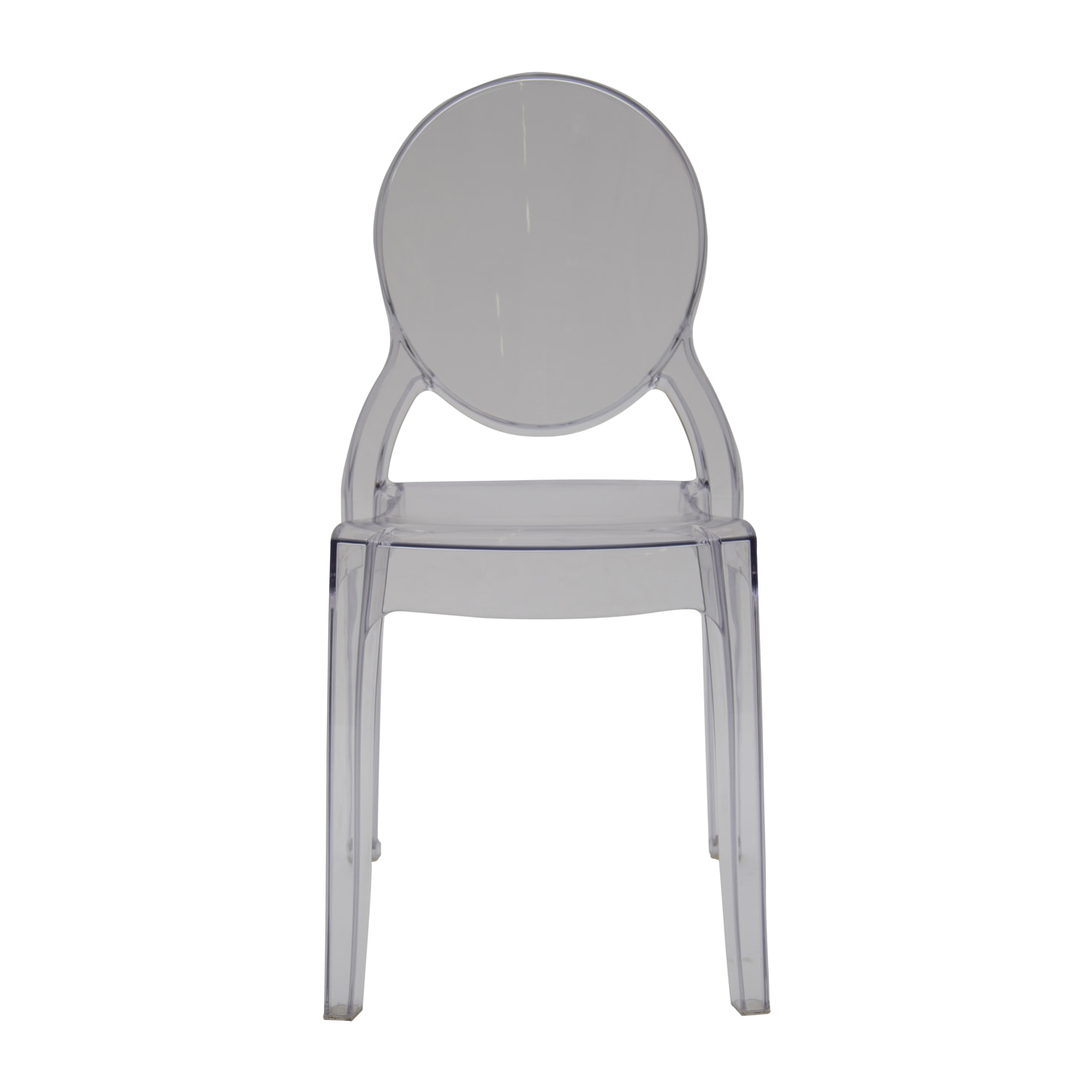 Set 4 sedie polipropilene trasparente