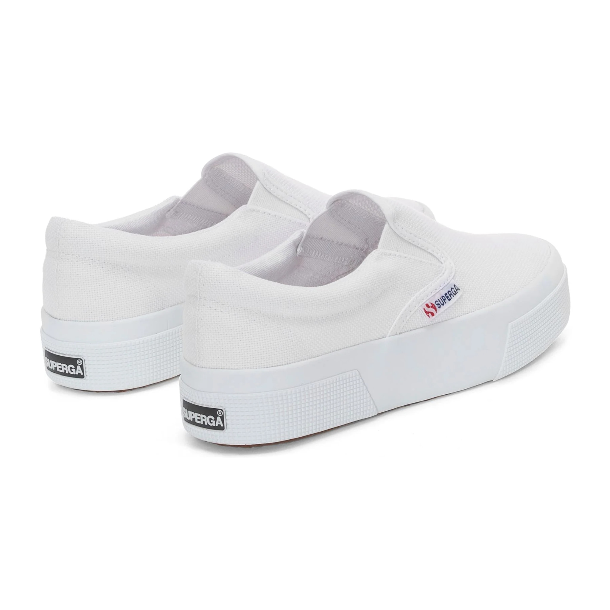 Superga - Zapatos de mujer Mujer Blanco - 2740 Platform Slipon