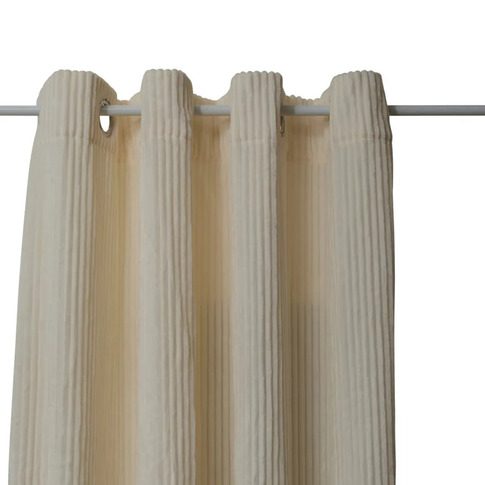 Rideau Arum ivoire 140x260cm