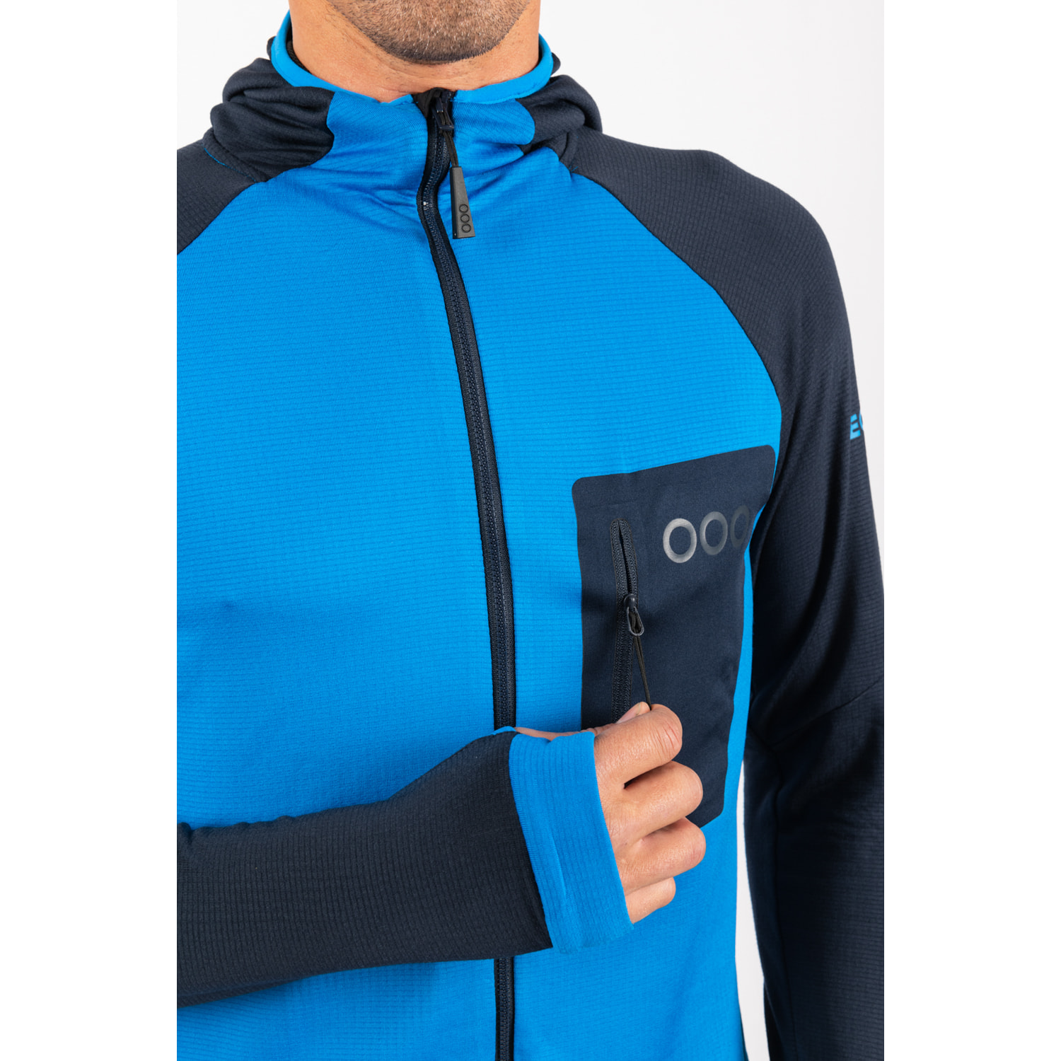 Chaqueta para hombre ECOON ECOActive Light Insulated Jacket with cap - Azul claro / Azul