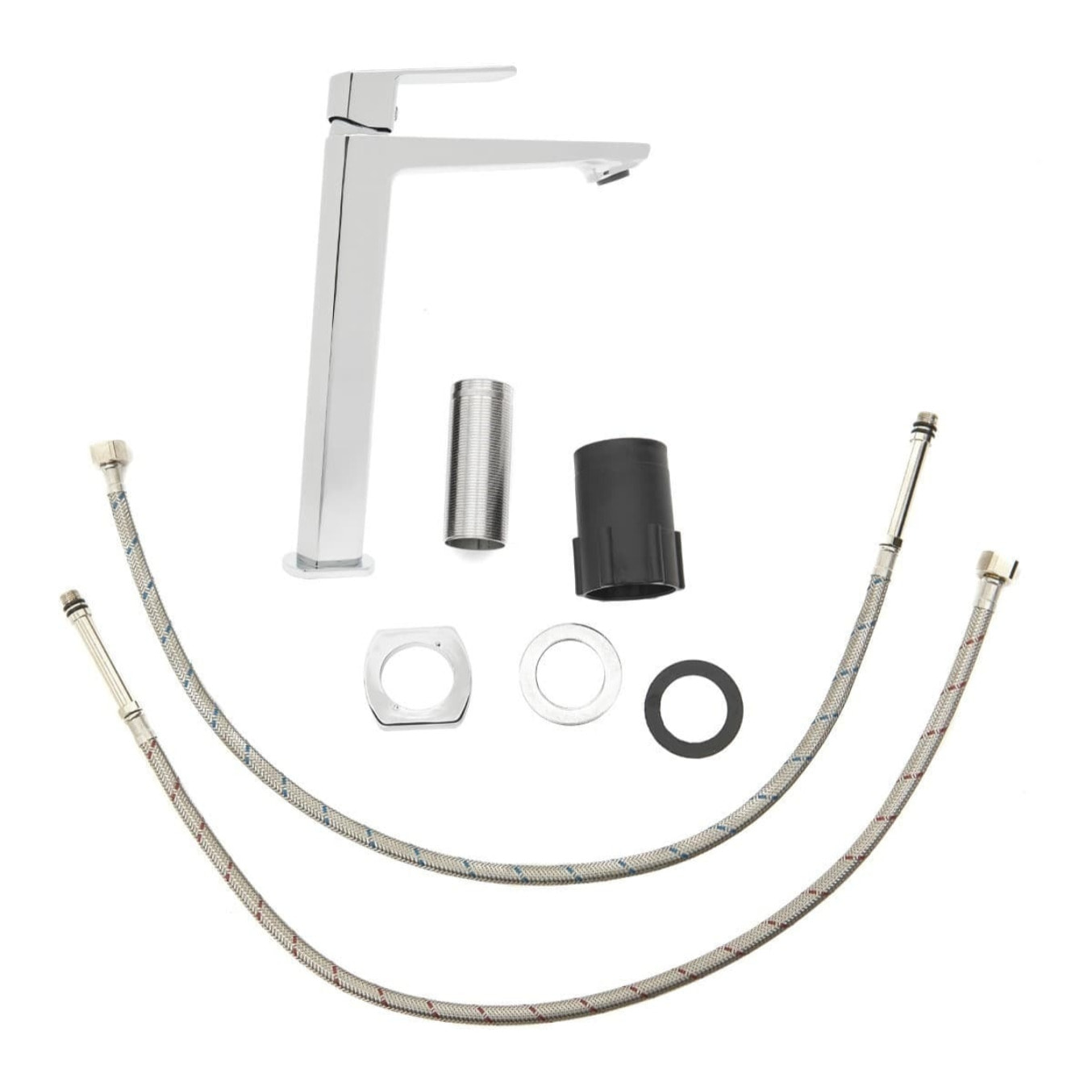 Mitigeur lavabo haut  Feel, sans tirette, chrome, SATBSFEEL285 avec une garantie de 5 ans