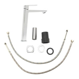 Mitigeur lavabo haut  Feel, sans tirette, chrome, SATBSFEEL285 avec une garantie de 5 ans