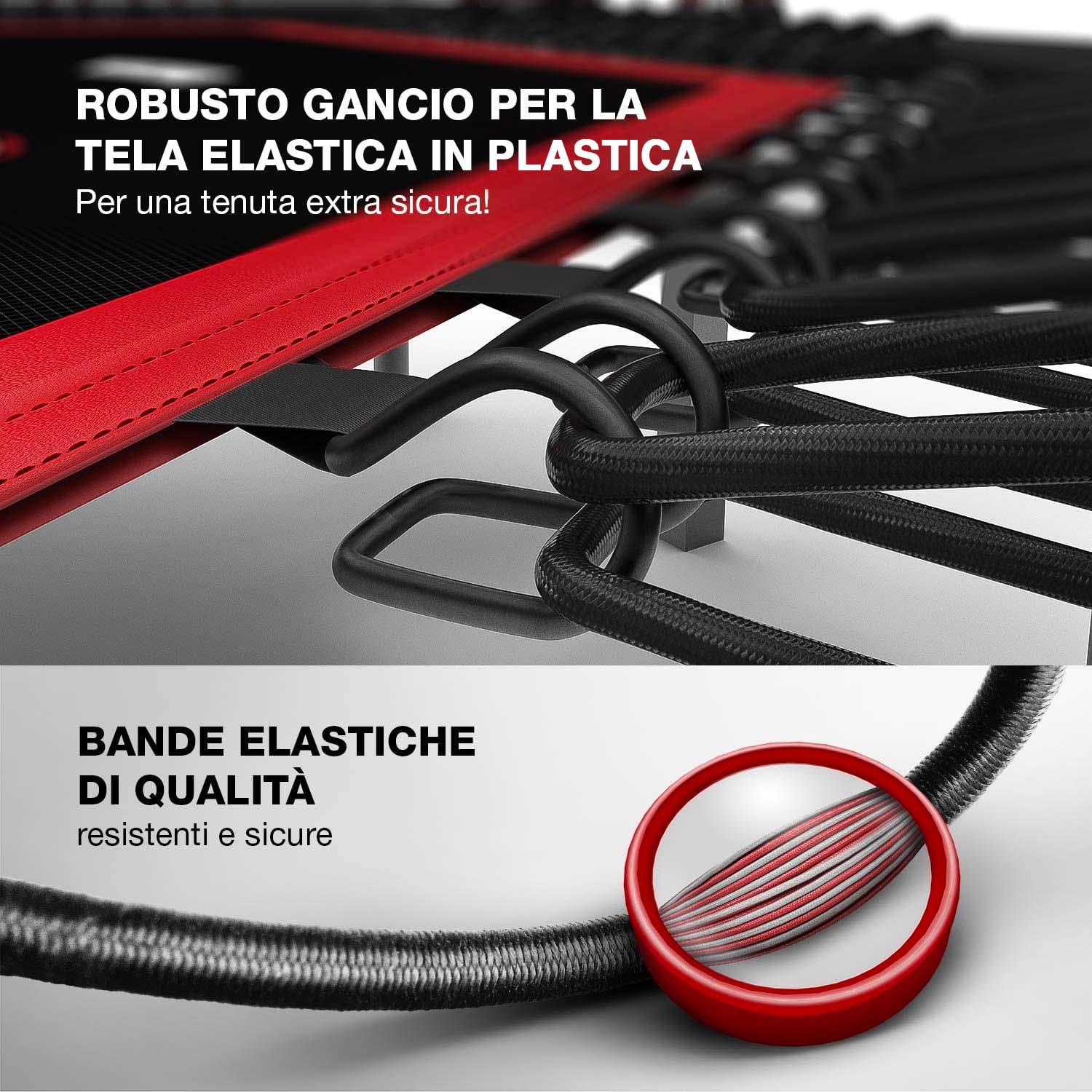 Trampolino elastico crossfit per allenamento fitness funzionale contasalti portacellulare