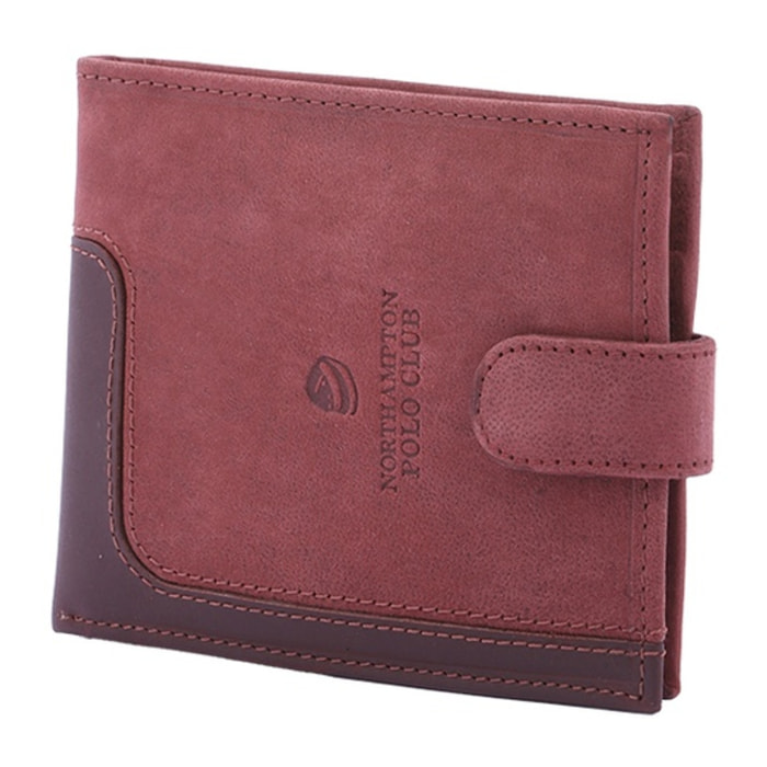 Portafoglio uomo in vera pelle - Modello False - Casual - 10.5 x 13.0 x 3.0 cm