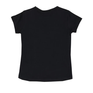 Camiseta niña Leone manga corta Negro