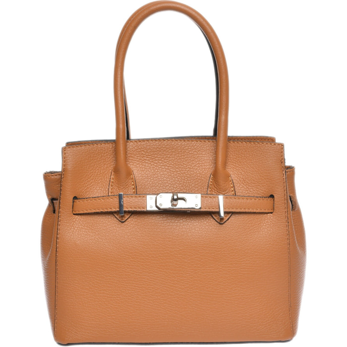 Borsa a mano Anna Luchini Cammello