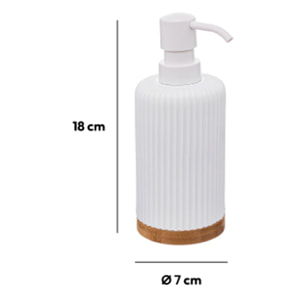 Distributeur à savon 270ml Blanc Modern Color
