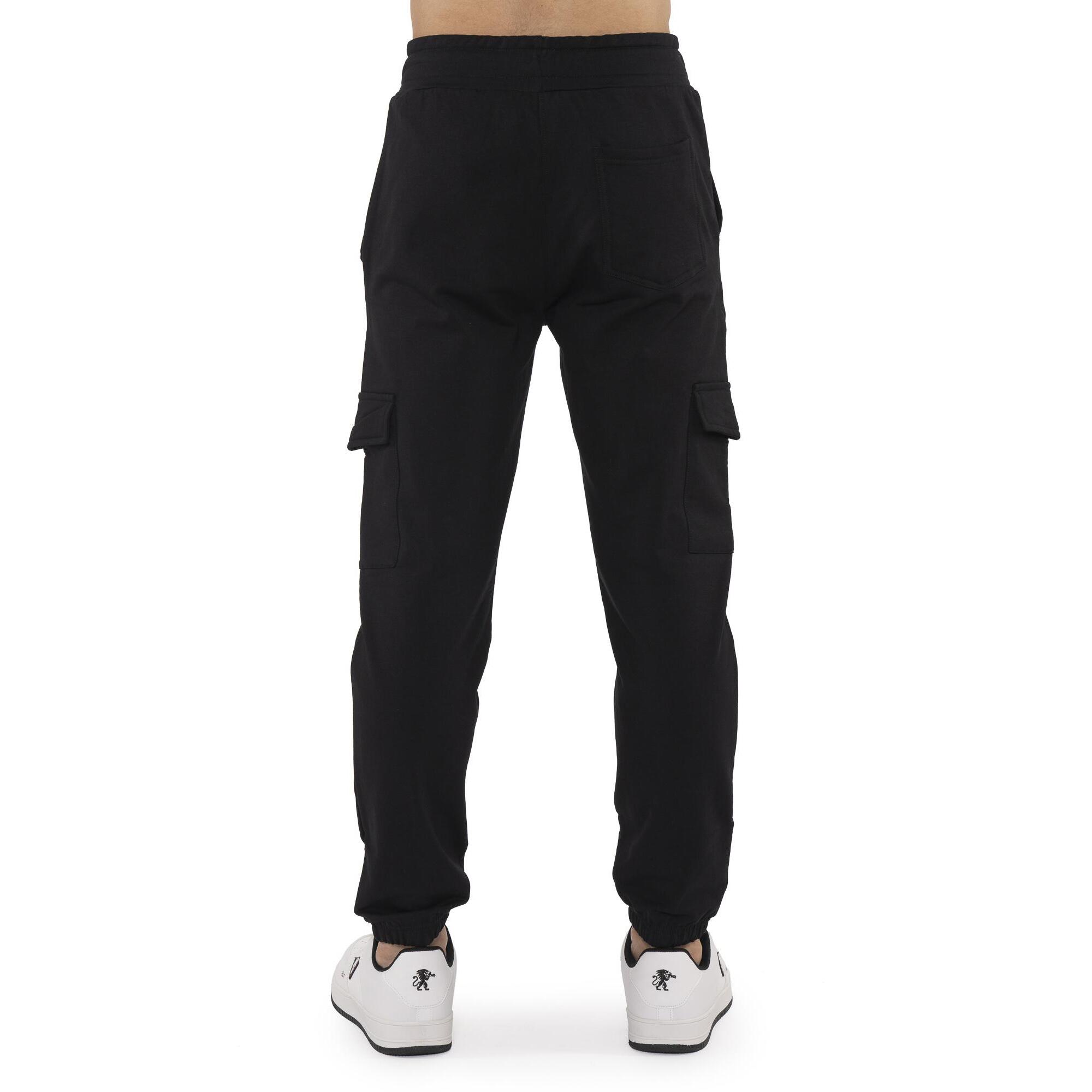 Pantalón cargo de hombre con pequeño logo "Basic"