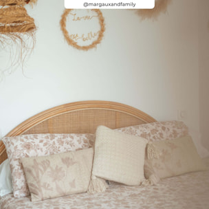 Tête de lit en rotin naturel 160 cm - Madya