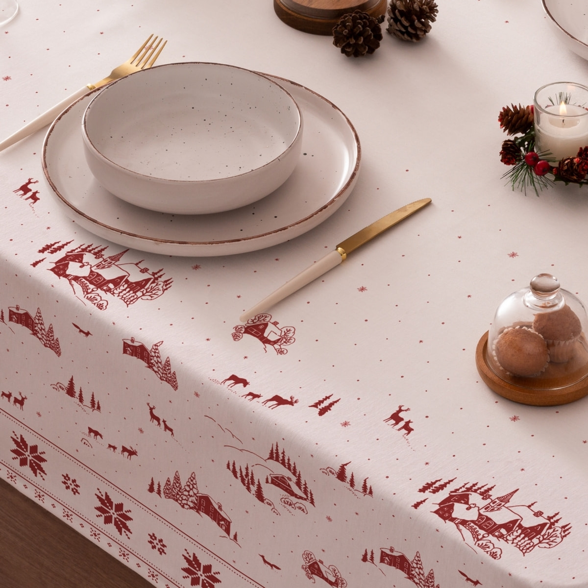 Mantel antimanchas SVEN WHITE