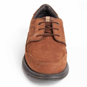 Zapato Oxford De Piel - Marron