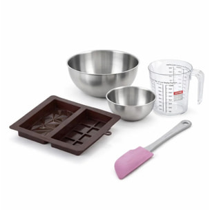 Set de 5 ustensiles de pâtisserie moule à gâteaux bol spatule pâtisserie et verre doseur Spécial créative Spécial créative Zenker  Spécial créative