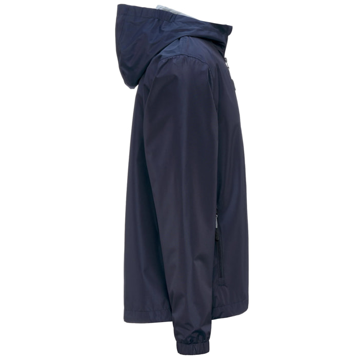 Kappa - Giacche Uomo Donna Blu - Logo Olimet