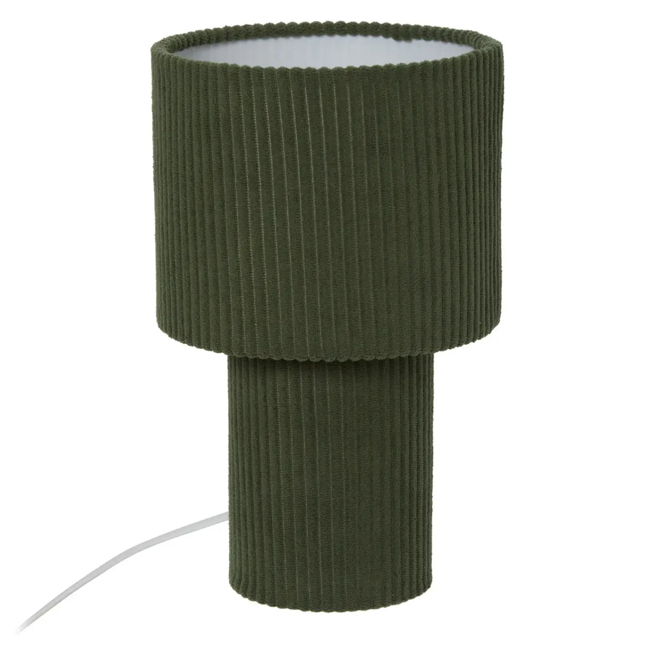 Lampe Jolina cylindrique H.28cm vert