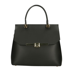 Borsa a mano da donna Made in Italy - Modello Lunaria - 100% pelle - 27.0 x 23.0 x 12.0 cm