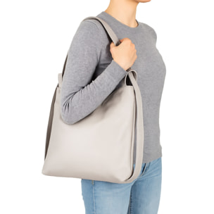 Borsa a mano da donna Made in Italy - Modello Seraphina Nova - 100% pelle - 37.0 x 37.0 x 9.0 cm