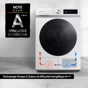 Sèche linge pompe à chaleur SAMSUNG DV90BB7445GWS3 Bespoke AI