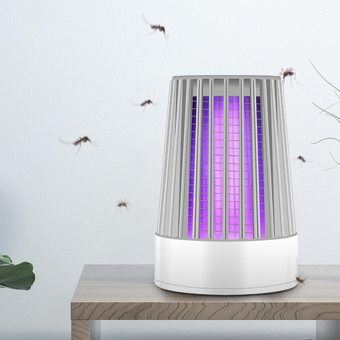 Atrapa mosquitos eléctrico W2. Luz de 368 NM para atrapar mosquitos.