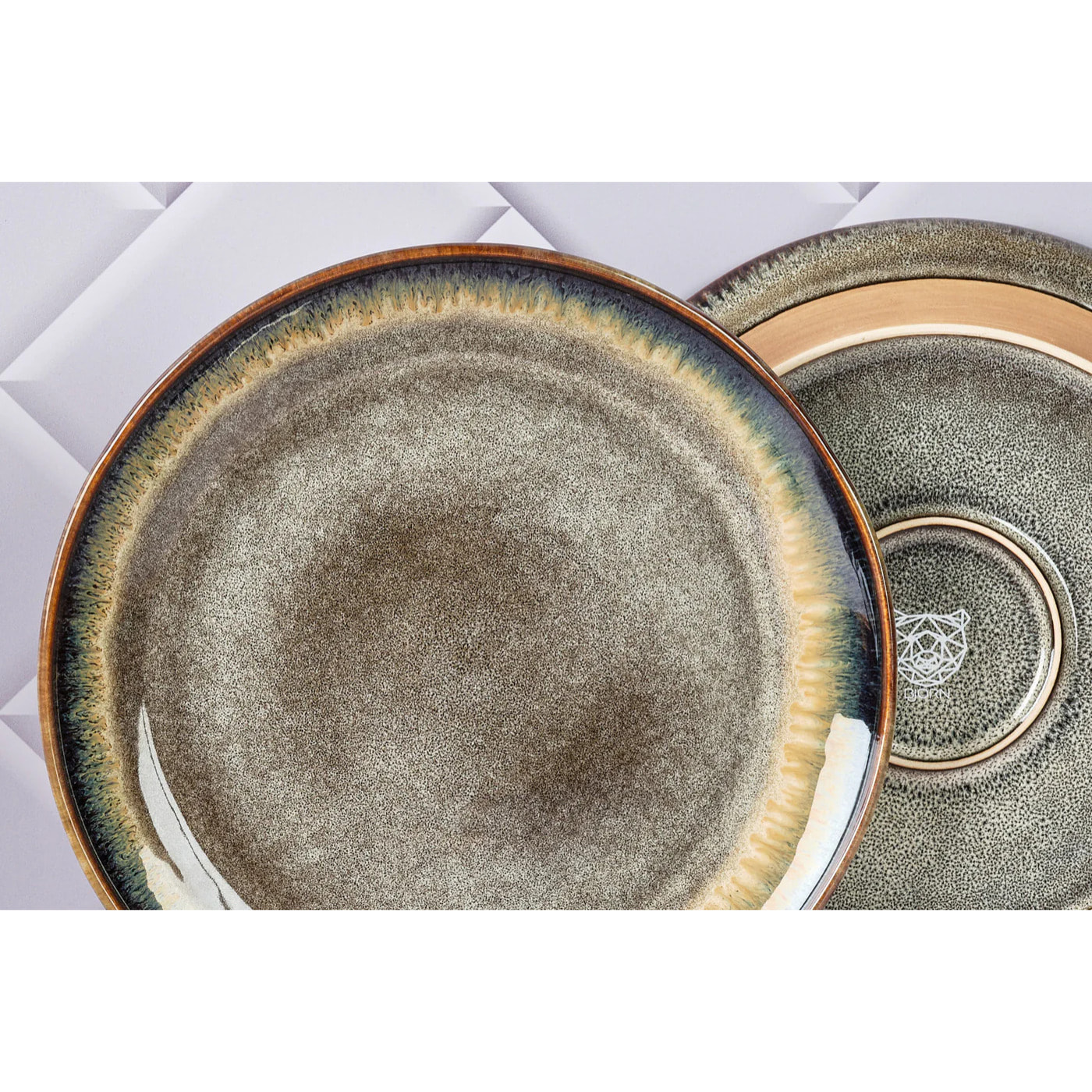Assiette GENESIS Ø27cm - 6 pièces - Basalte