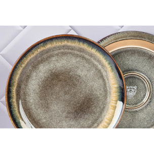 Assiette GENESIS Ø27cm - 6 pièces - Basalte