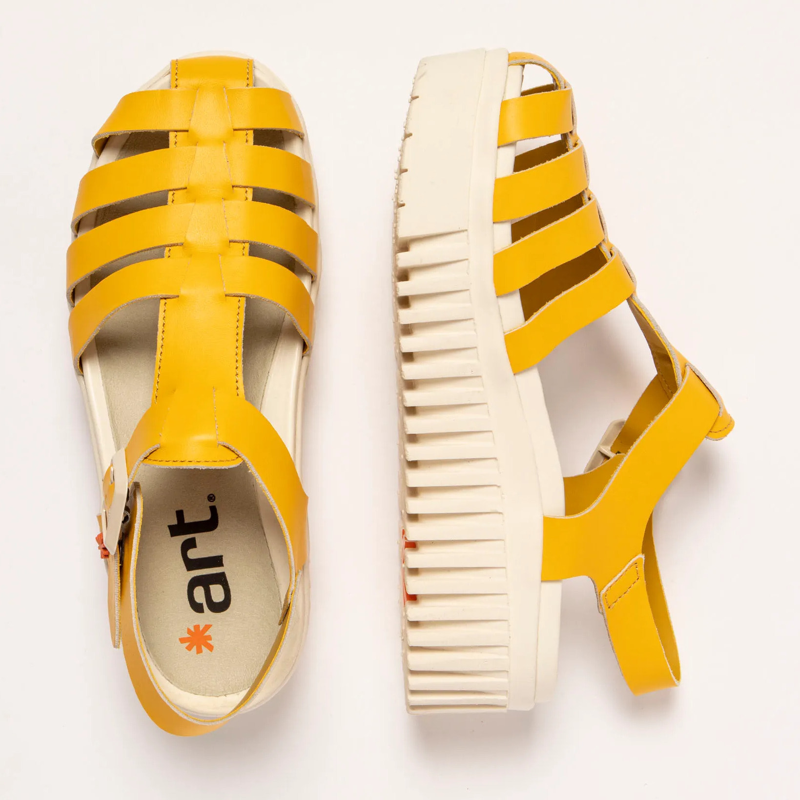 Sandalia de cuña 1575 NAPPA YELLOW/BRIGHTON color Yellow