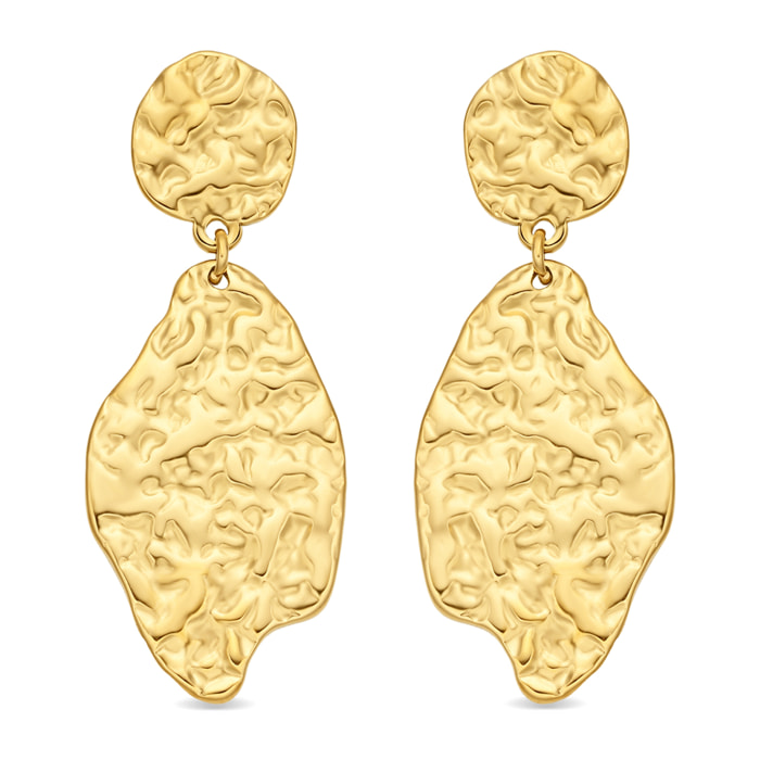 Pendientes Viusma acabado oro amarillo 18k
