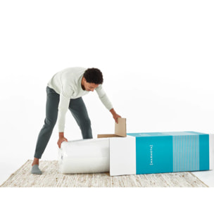 Colchón El Hybrid Premium - Viscoelástica Marmota + Espuma AirSoft-Tech + Fibra de coco - Altura ±25cm