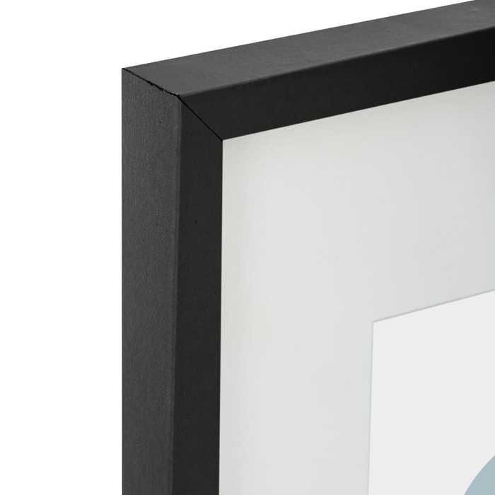 Marco de fotos negro "Manu" 30x40