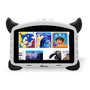 DAM Tablet Infantil K702 WiFi. SO Android 7. Pantalla 7'' 1024x600px. MTK 6735 Quad Core 1,5GB RAM + 16GB. Doble cámara. 23,5x2x16,5 Cm. Color: Blanco