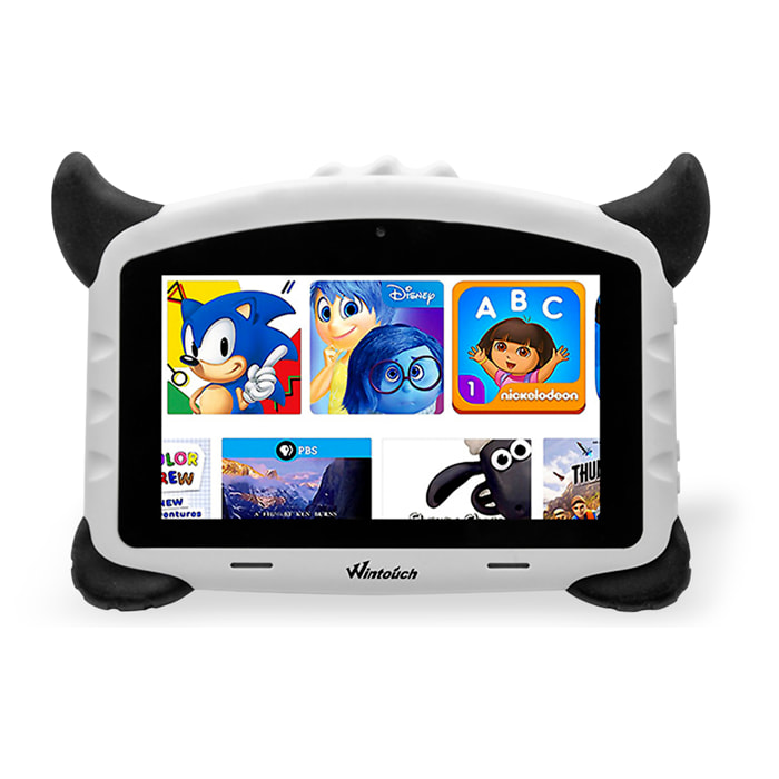 DAM Tablet Infantil K702 WiFi. SO Android 7. Pantalla 7'' 1024x600px. MTK 6735 Quad Core 1,5GB RAM + 16GB. Doble cámara. 23,5x2x16,5 Cm. Color: Blanco