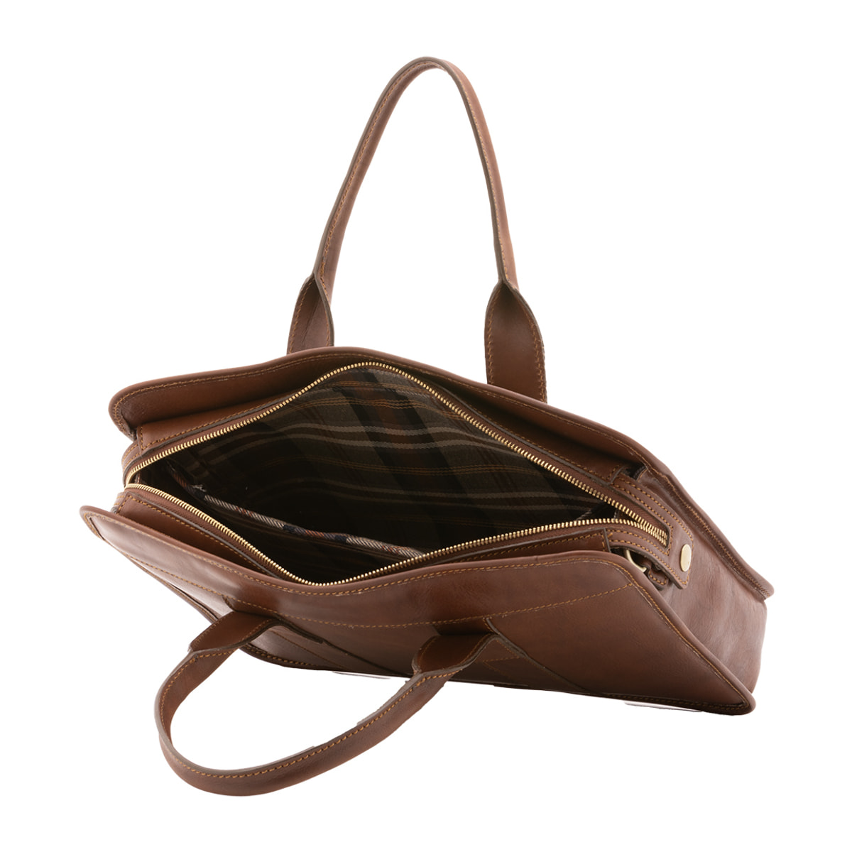 Borsa a mano  unisex In Vera pelle Made in Italy 40x30x8 cm