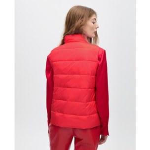 Gilet Corto Imbottito a Contrasti