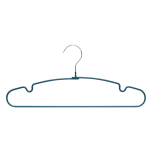 Set de 10 cintres ronds métal PVC