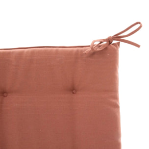 Galette de chaise Korai acajou 40x40cm