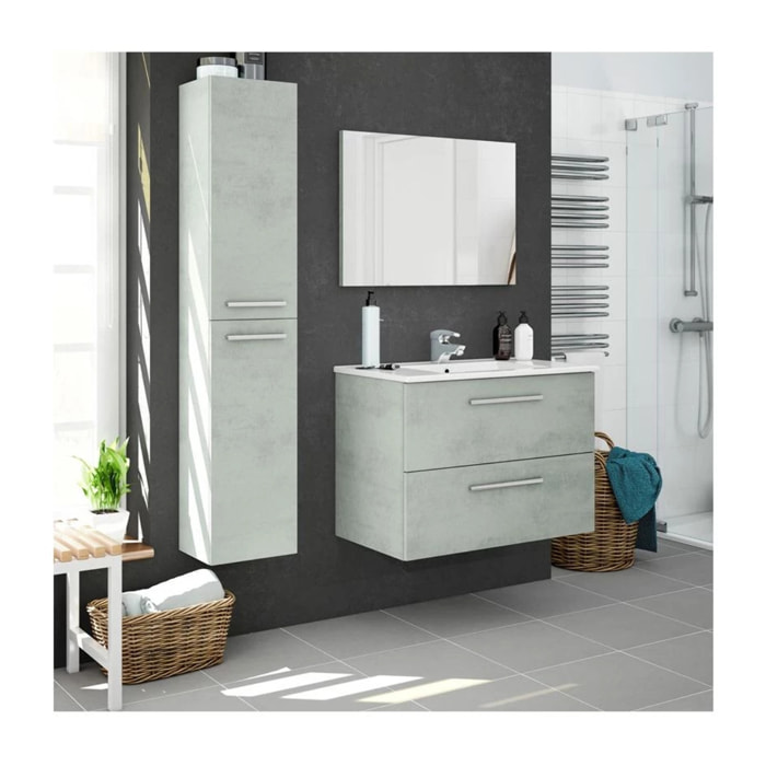 Columna de baño cemento Athena 2 puertas Cemento