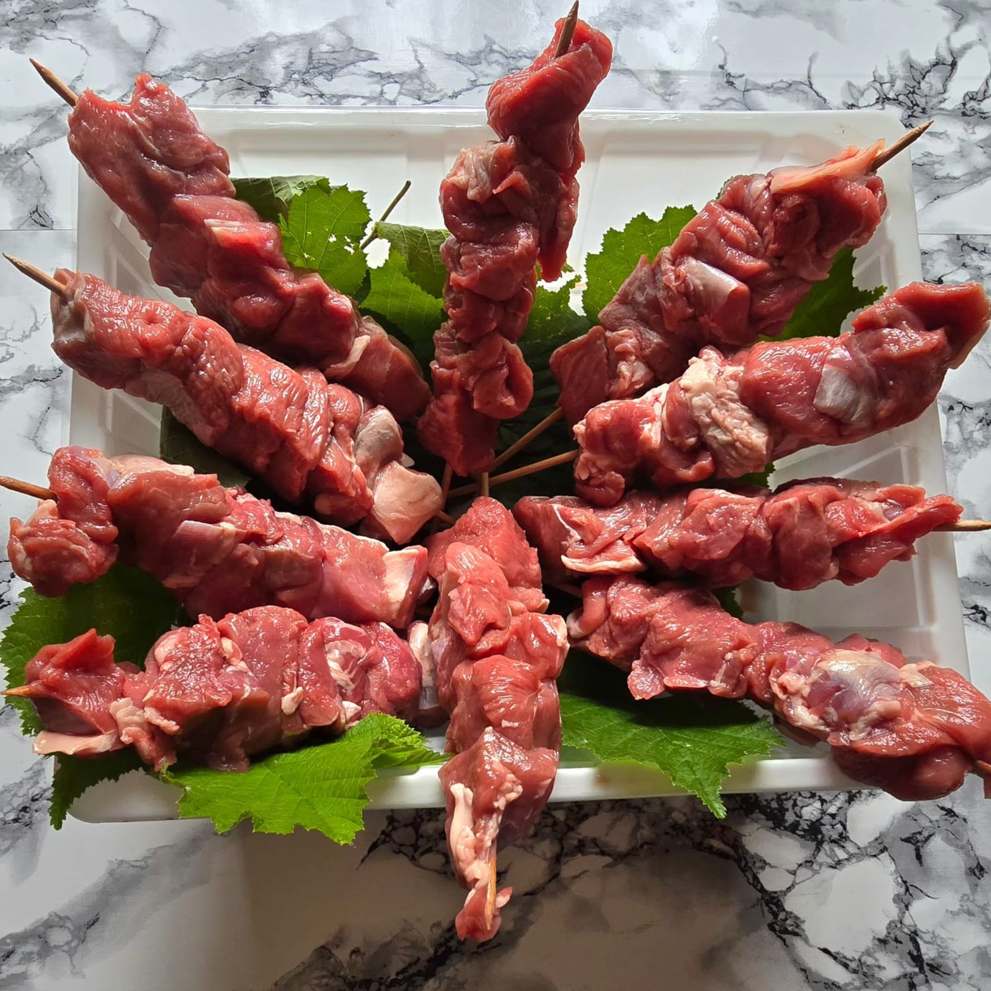 10 Brochettes d'agneau 10x180g - France