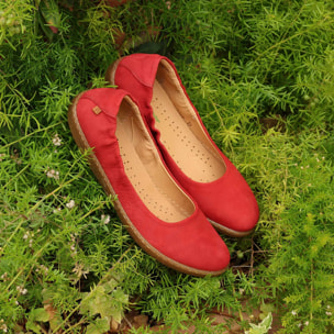 Bailarinas N5300 NOBUCK LAVADO DENIM/ CORAL color Denim