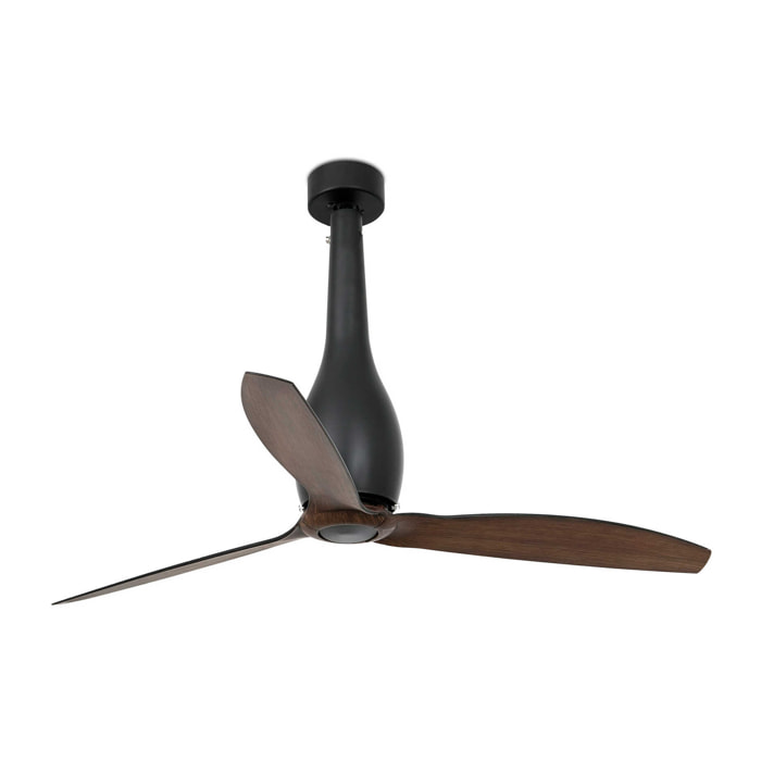 ETERFAN M Ventilatore nero opaco/legno DC