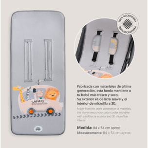 Colchoneta Modelo Safari Tours Gris