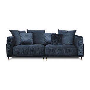 Canapé Velours Fiorenzo - 3 places