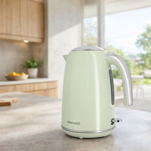 Bouilloire en acier inoxydable 1,7L celadon RETRO