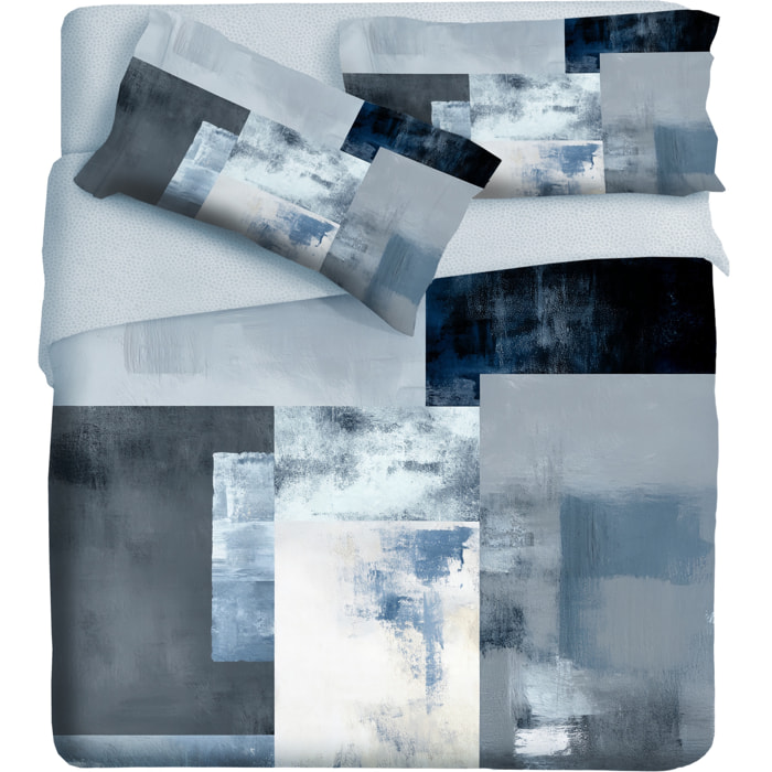 Parure copripiumino fotografico Piazzato Fine Art 2 piazze Disegno Shadow