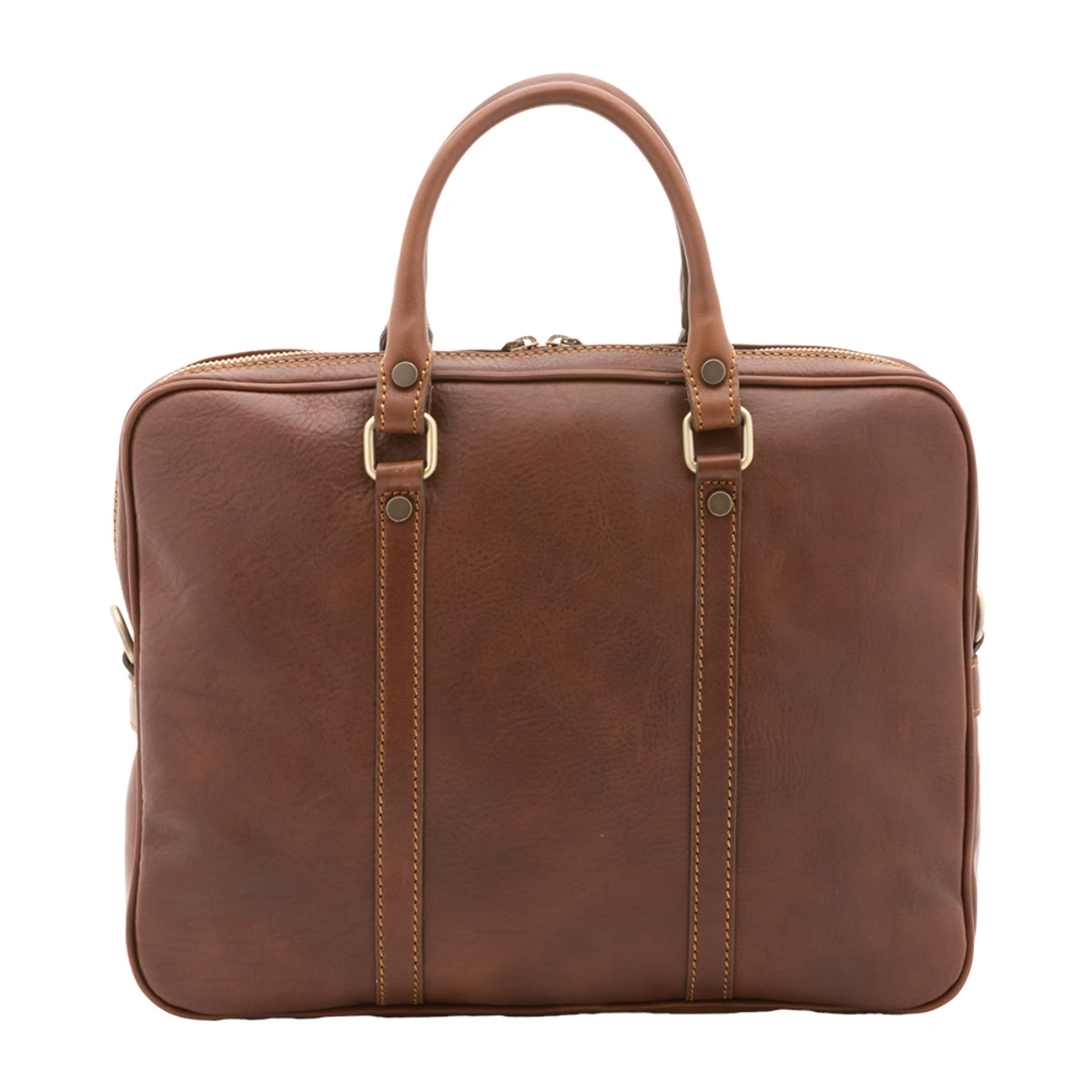 Borsa a mano  unisex In Vera pelle Made in Italy 37x31x6 cm