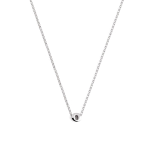 Collana Personalized Single Letter in Argento