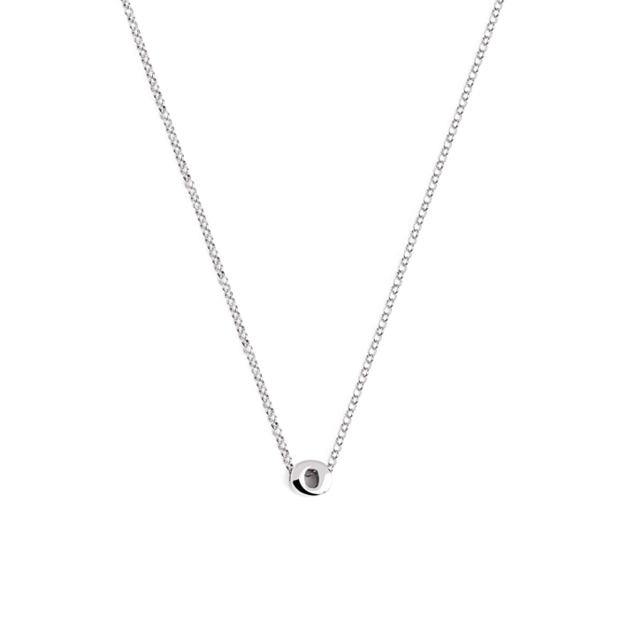 Collana Personalized Single Letter in Argento