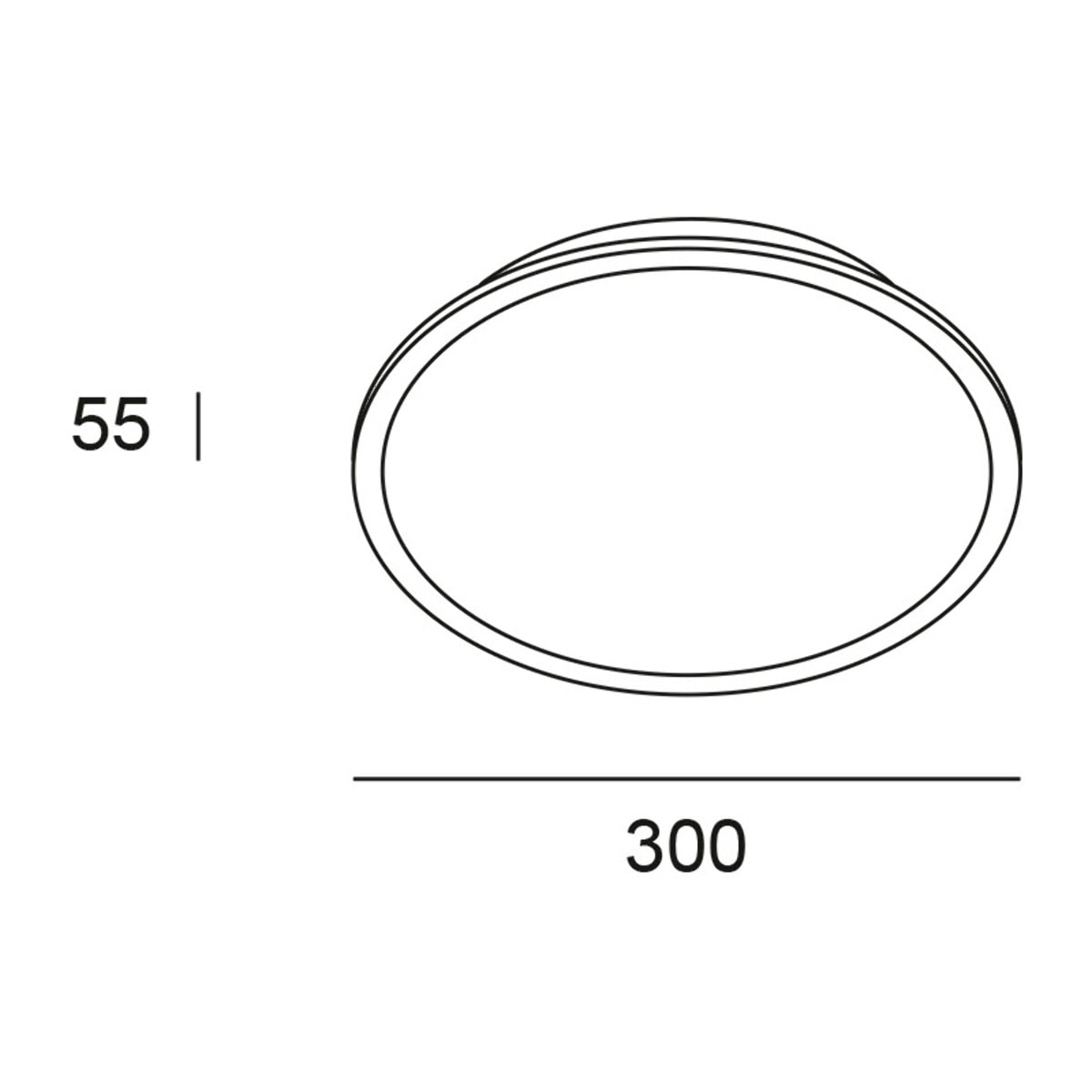 FORLIGHT PLAFÓN IP20 WILLY LED 15.2W BLANCO NEUTRO - 4000K ON-OFF IMITACIÓN MADERA